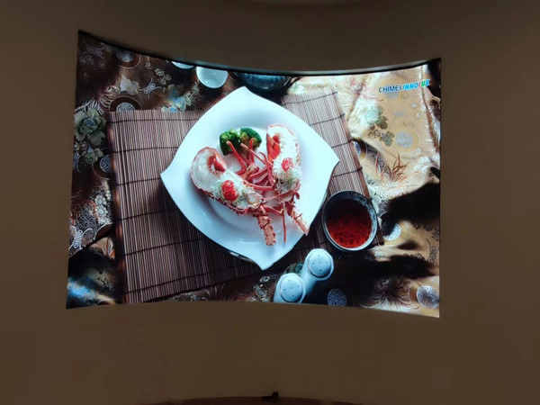 长岛室内P2.5弧形LED屏